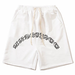 Letter Print Shorts