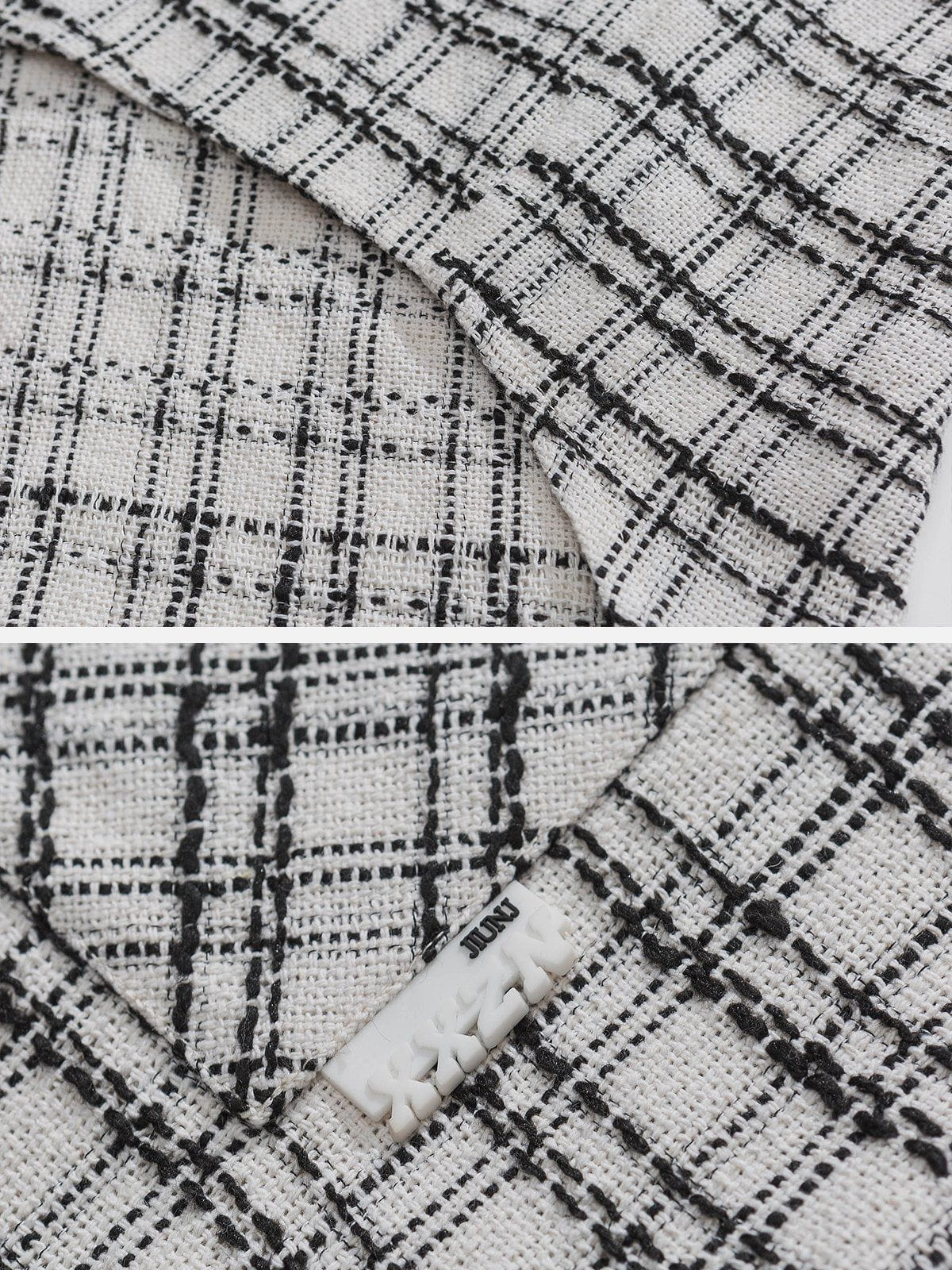 Letter Printing Reticulation Long Sleeve Shirts
