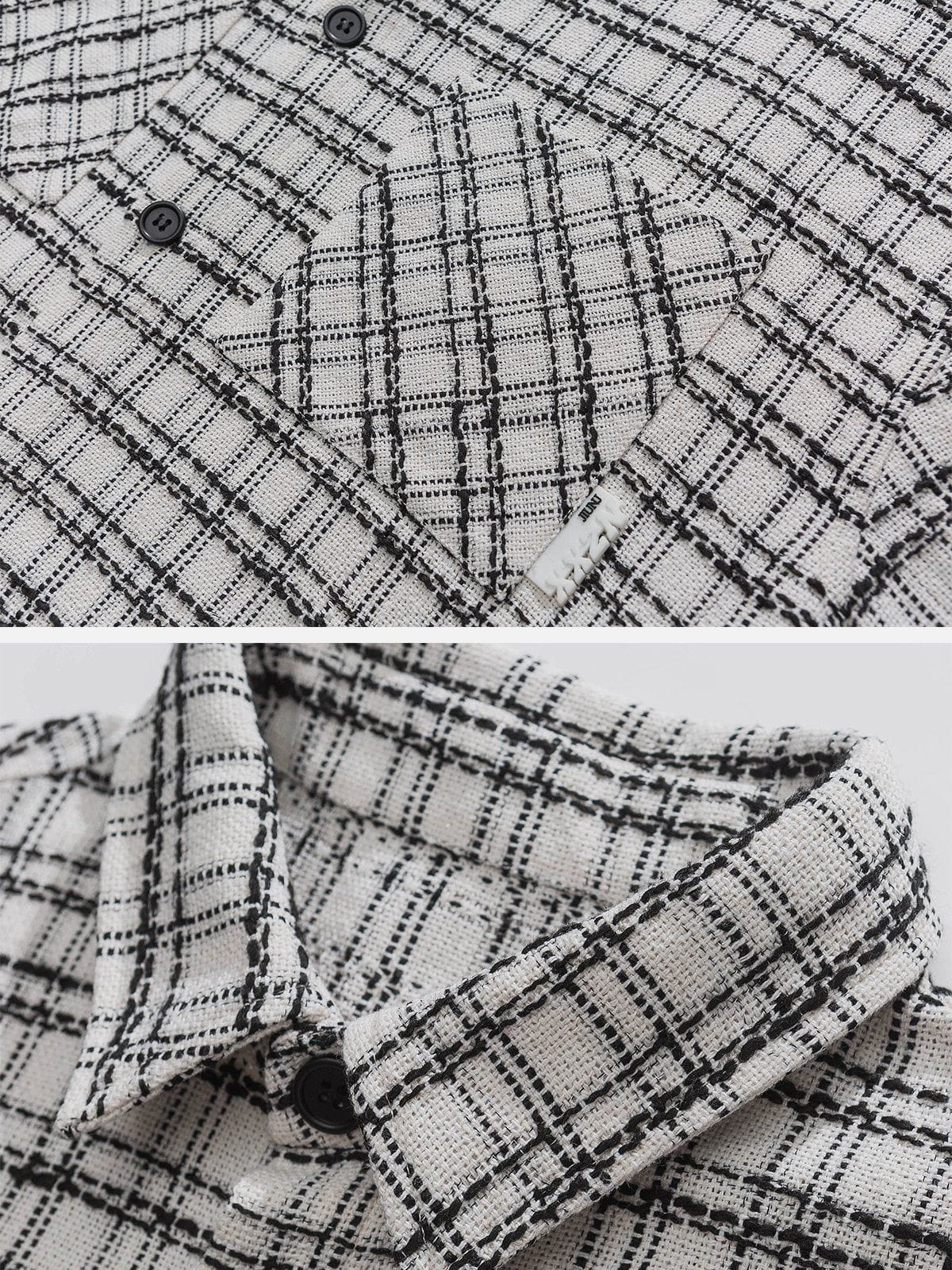 Letter Printing Reticulation Long Sleeve Shirts