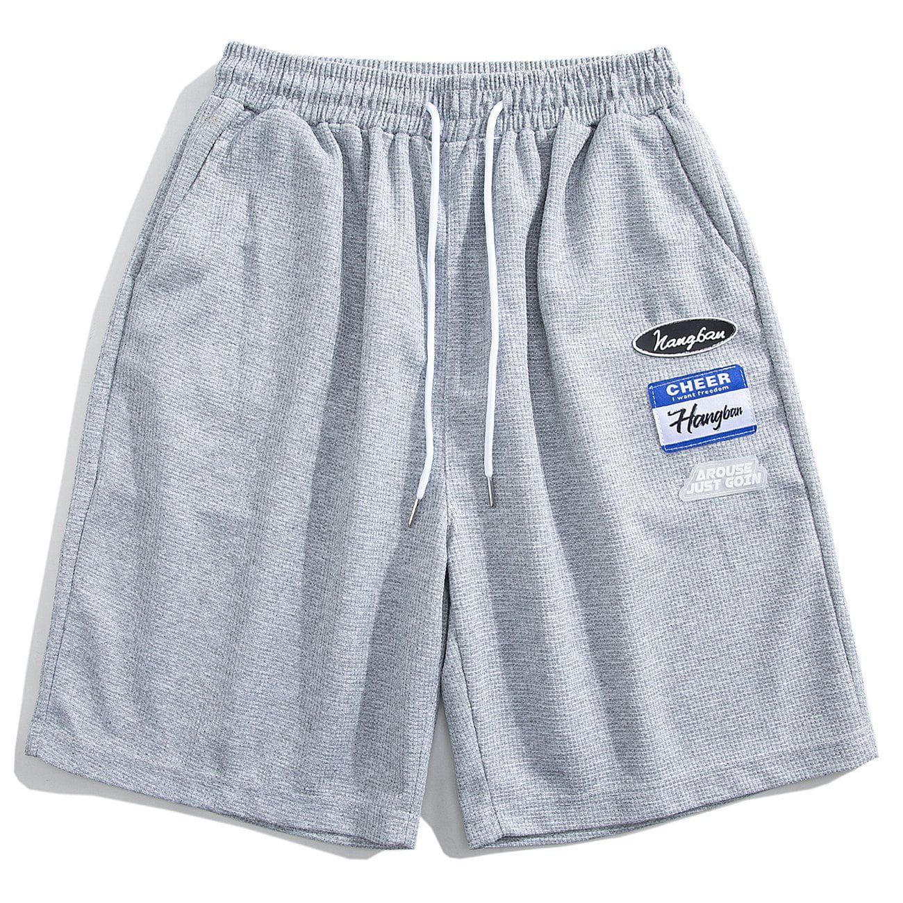 Letter Stickers Casual Shorts