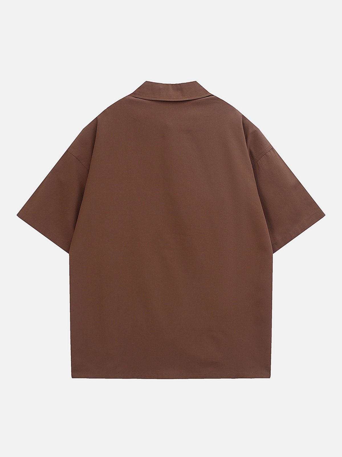 Linear Monogram Print Short Sleeve Shirts