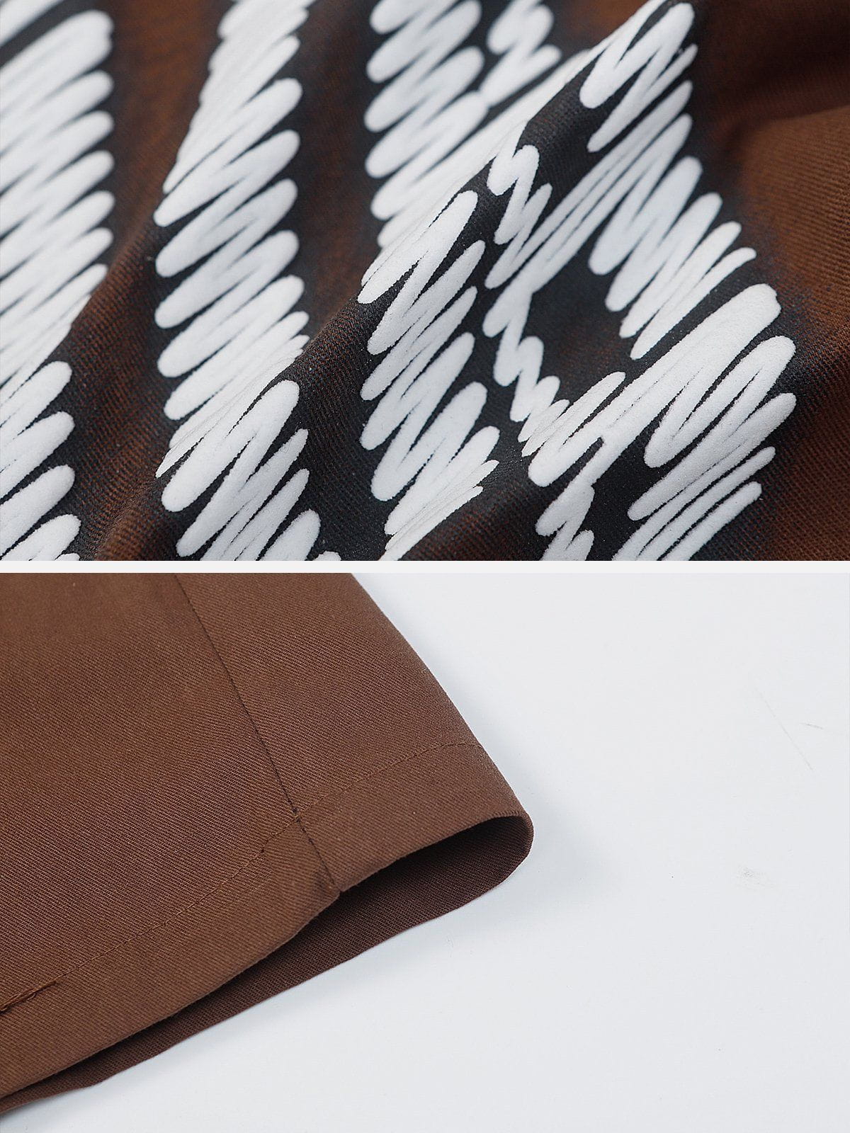 Linear Monogram Print Short Sleeve Shirts