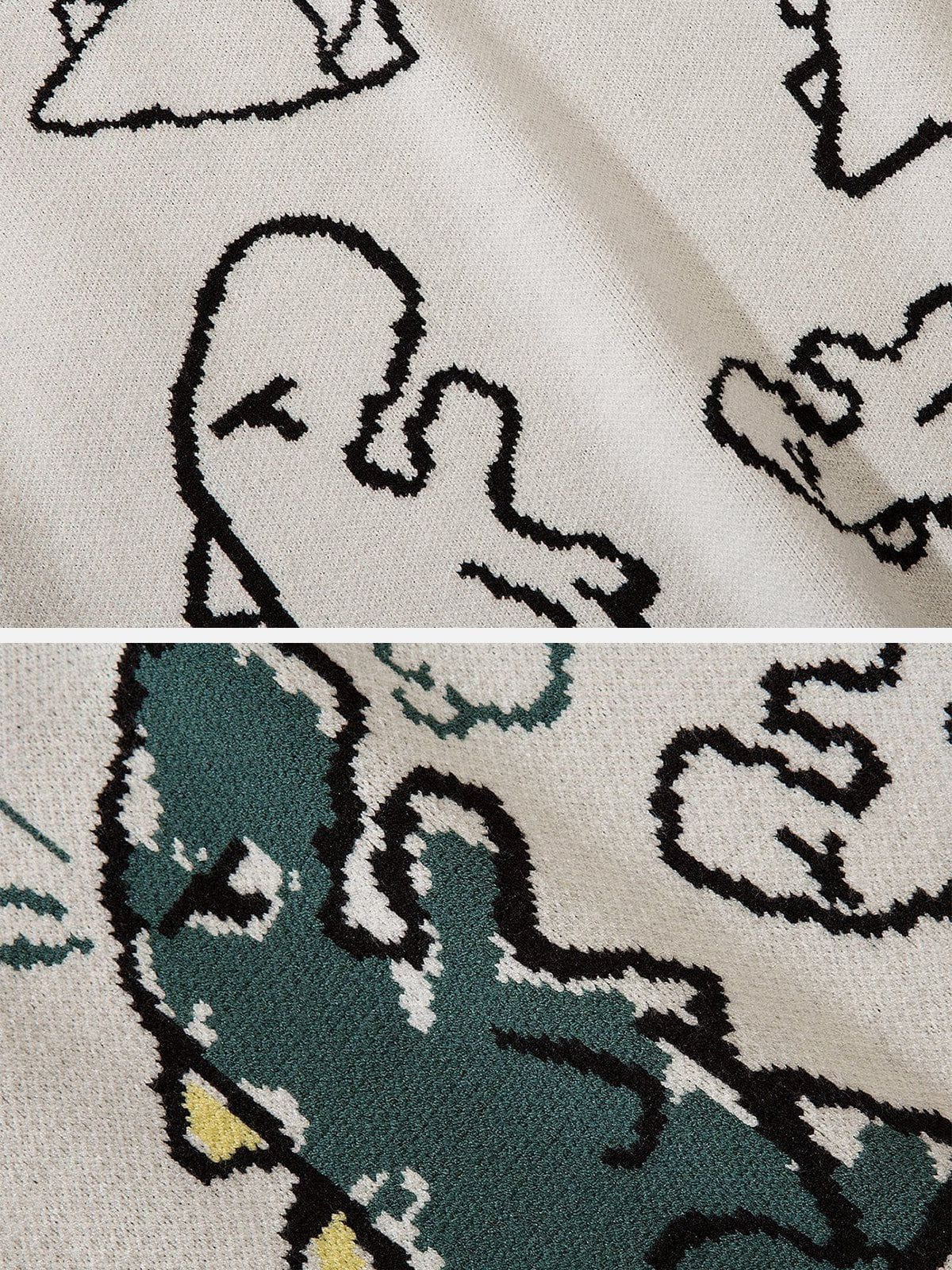 Little Dinosaur Graphic Sweater Vest