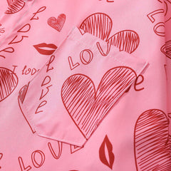 Love Red Lips Short Sleeve Shirt