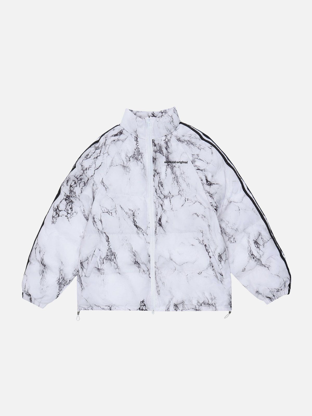 Marbled Smudge Gradient Winter Coat