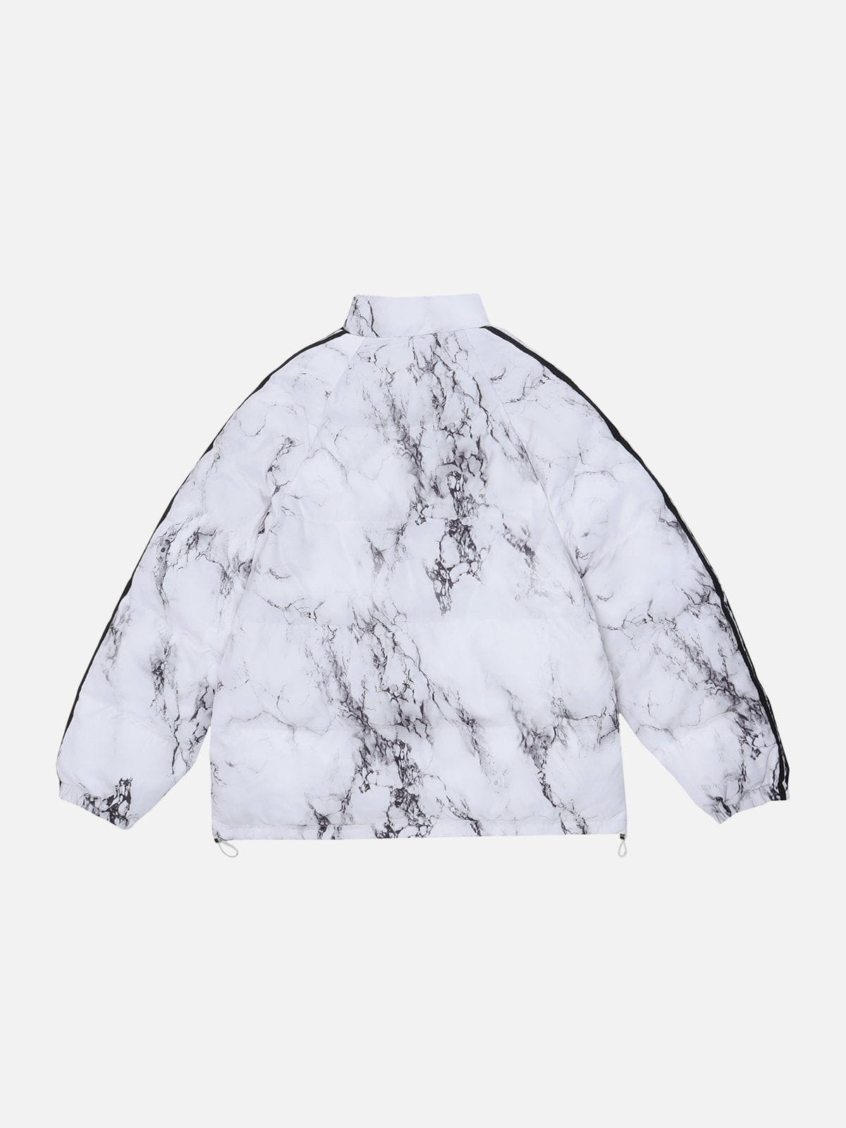 Marbled Smudge Gradient Winter Coat