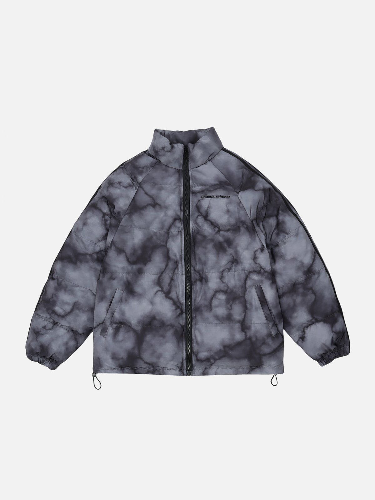 Marbled Smudge Gradient Winter Coat