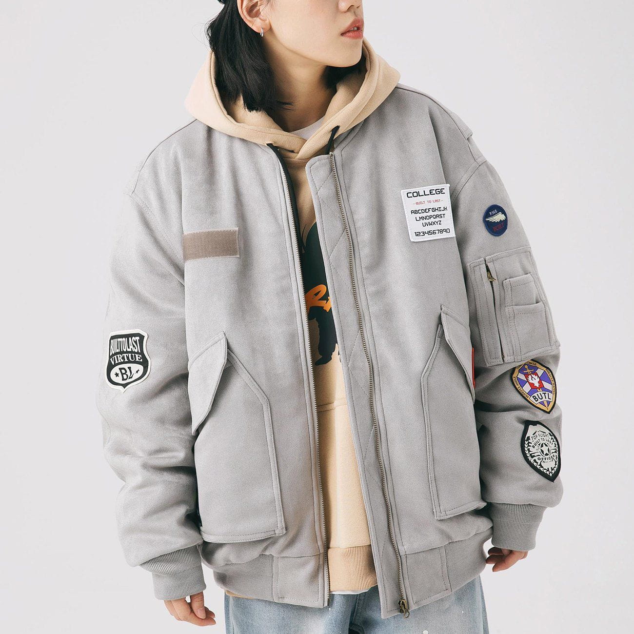 Medal Embroidered Winter Coats