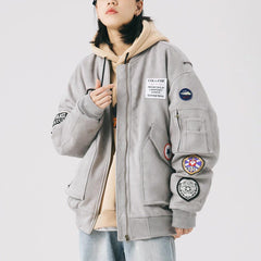 Medal Embroidered Winter Coats