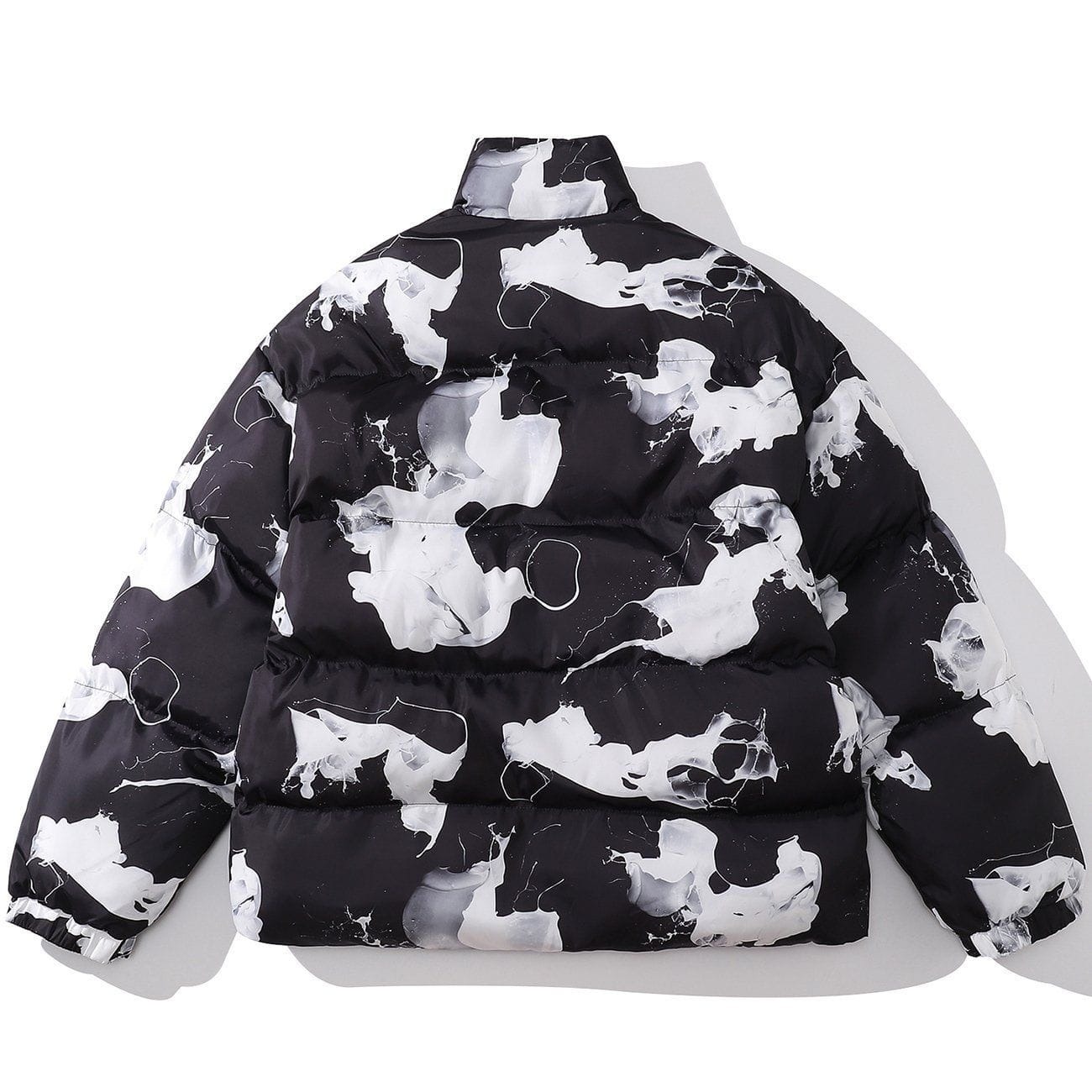 Milk Pattern Winter Coat