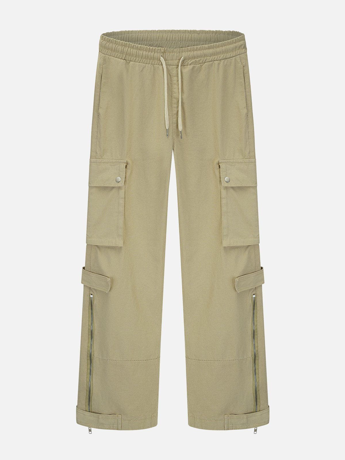 Multi-pocket Technical Zip Cargo Pants