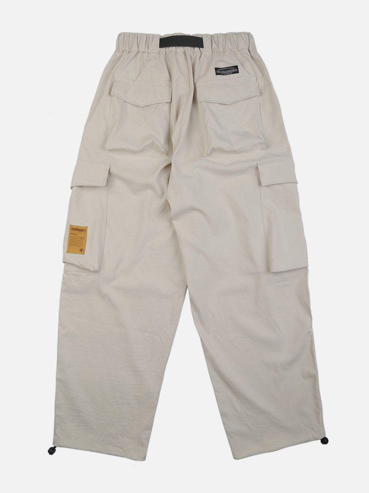 Multi-pocket Webbing Cargo Pants