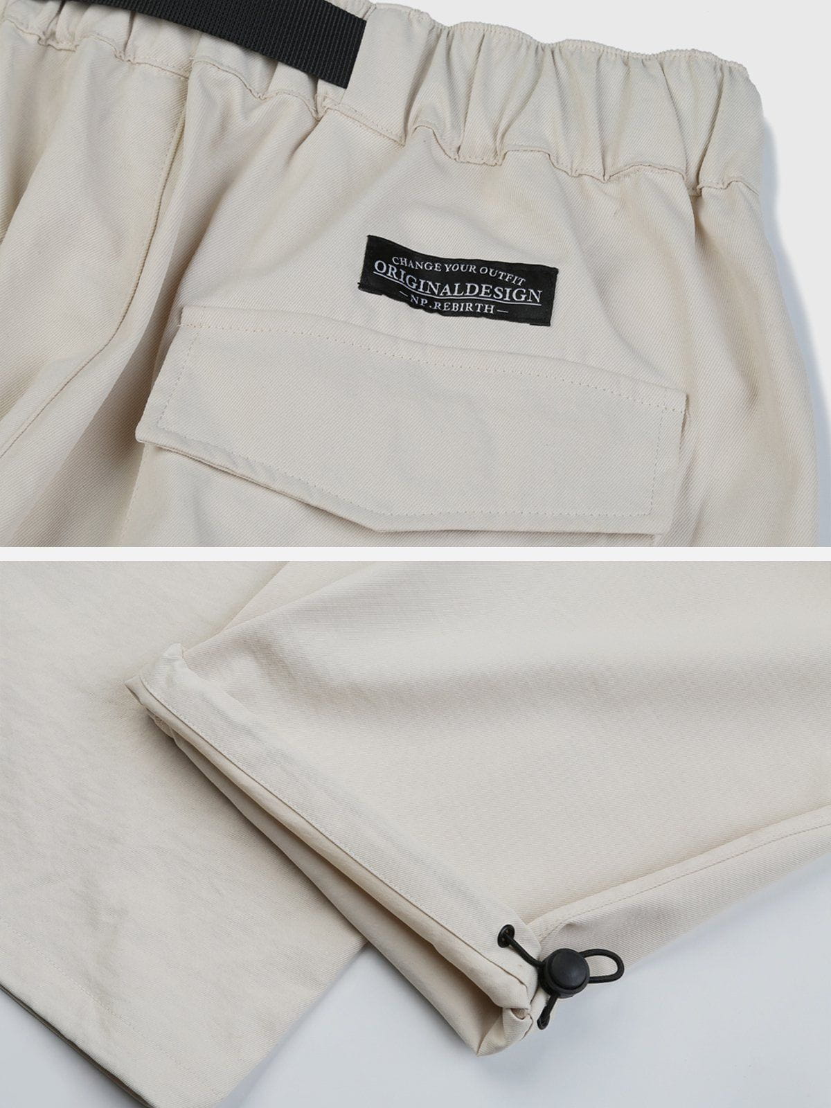 Multi-pocket Webbing Cargo Pants