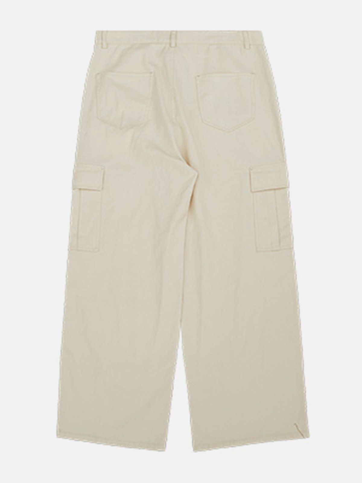 Multi-Pocket Wide Leg Cargo Pants