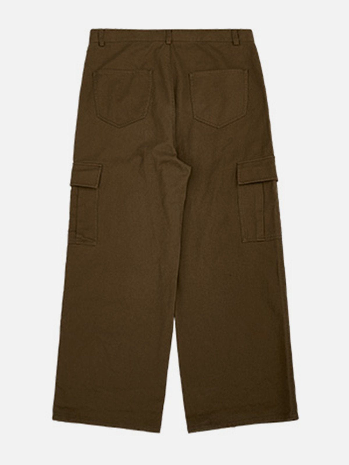 Multi-Pocket Wide Leg Cargo Pants