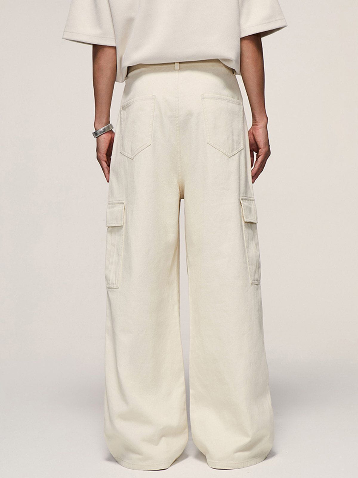 Multi-Pocket Wide Leg Cargo Pants