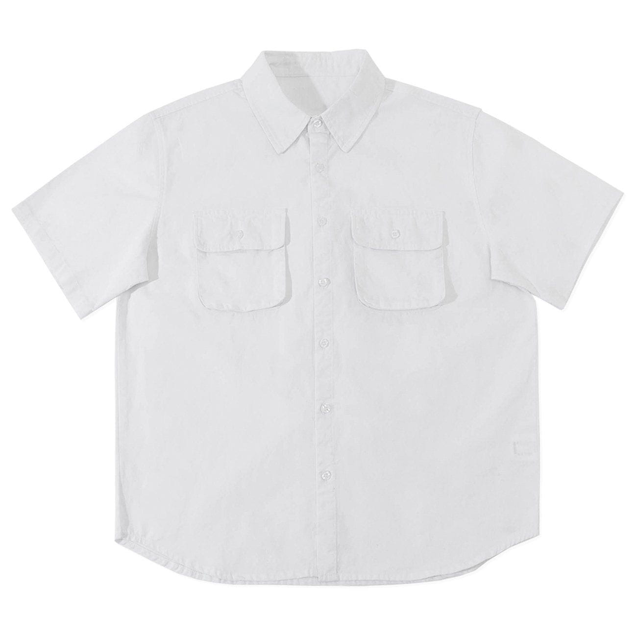 Chemise à manches courtes multi-poches