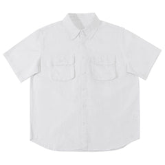Chemise à manches courtes multi-poches