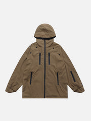 Multi Zip Up Anorak
