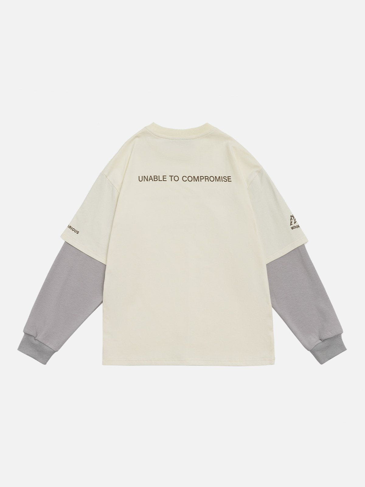 Multifarious Print Panel Sweatshirt