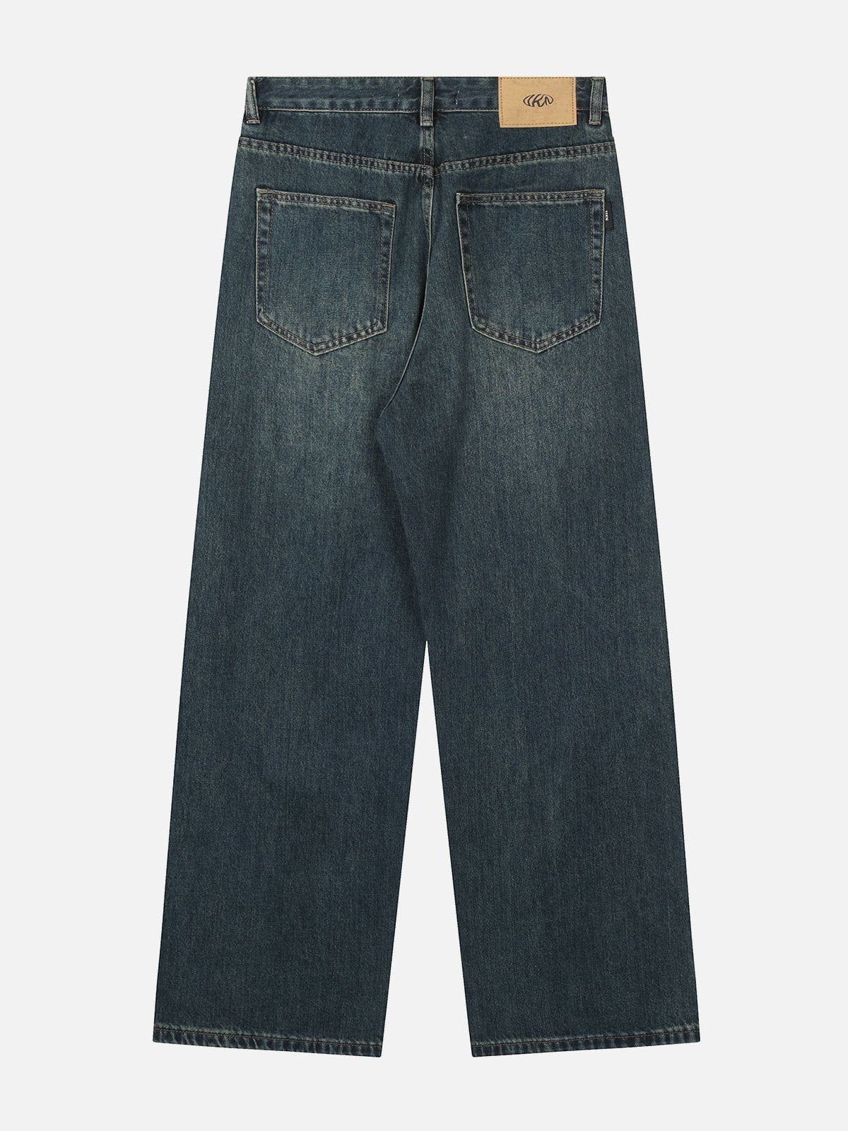 Multiple Buttons Jeans