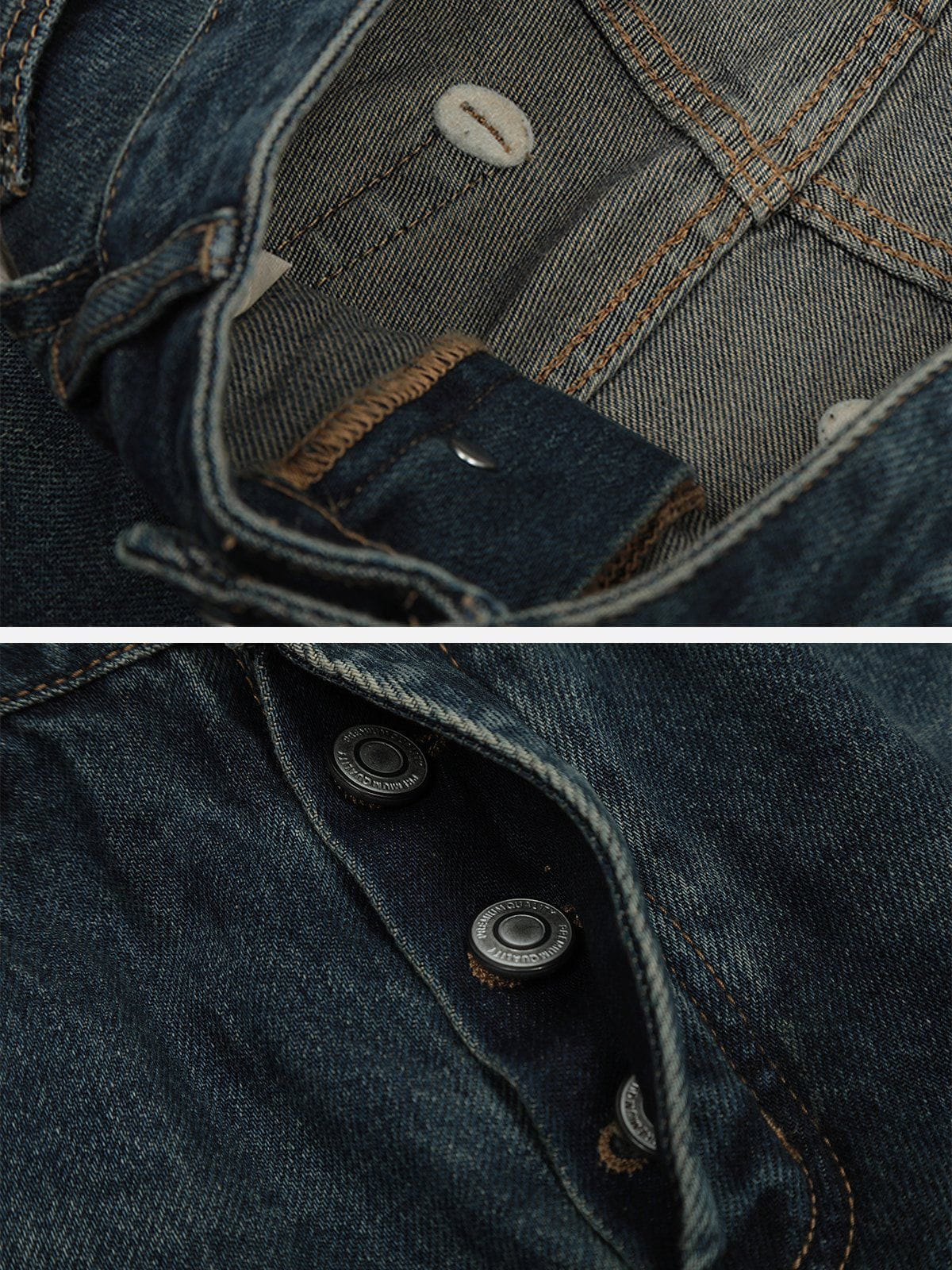Multiple Buttons Jeans – Oitoy