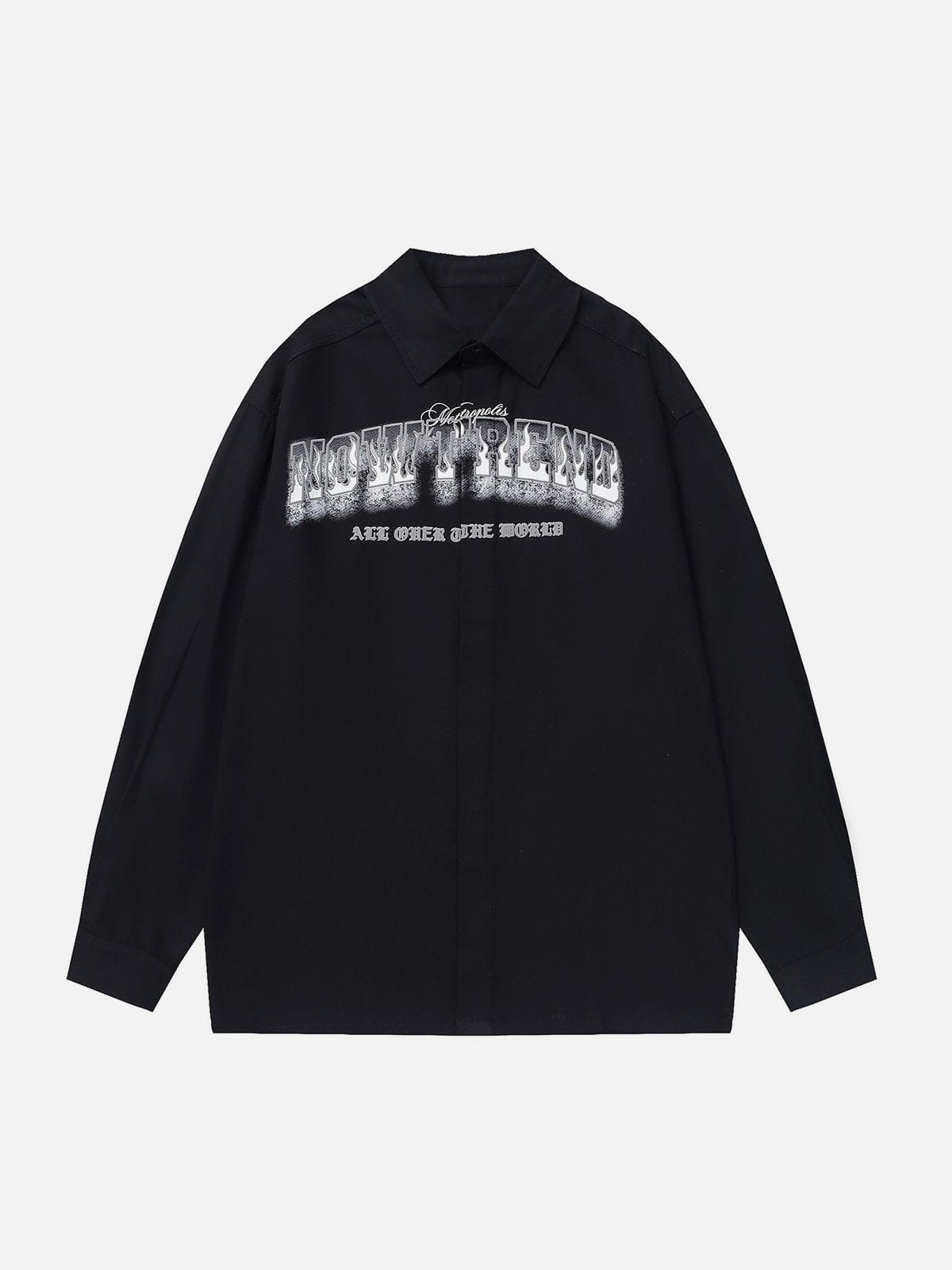 Chemise à manches longues imprimée NOWTREND