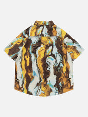 Oil Painting Elements Short Sleeve Shirt