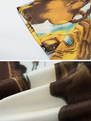Oil Painting Elements Short Sleeve Shirt
