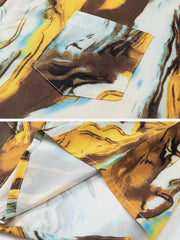 Oil Painting Elements Short Sleeve Shirt