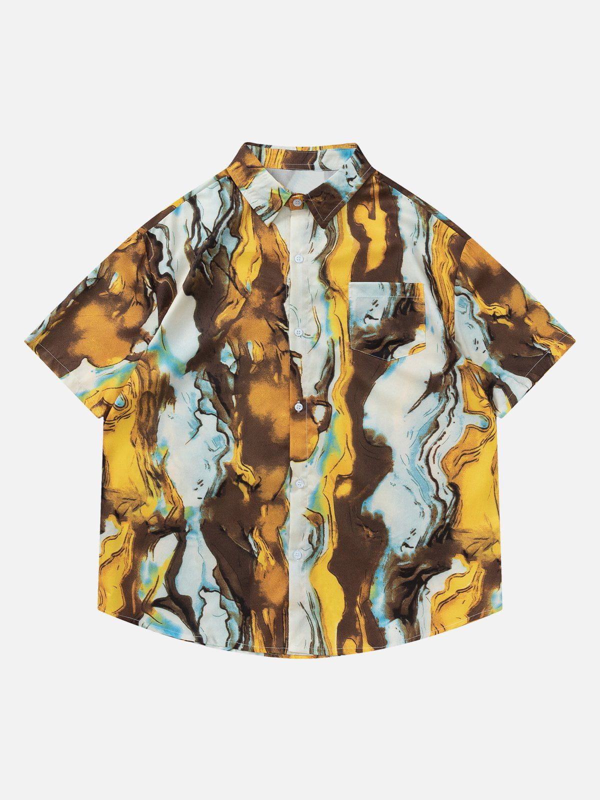Oil Painting Elements Short Sleeve Shirt