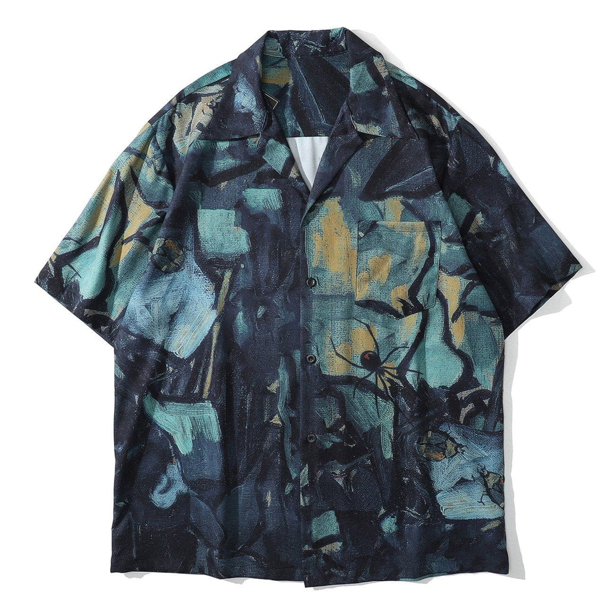 Oil Painting Short Sleeve Shirt