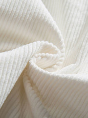 Patchwork-Kontrast-Wintermantel