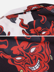 Patchwork Devil Short Sleeve Shirt