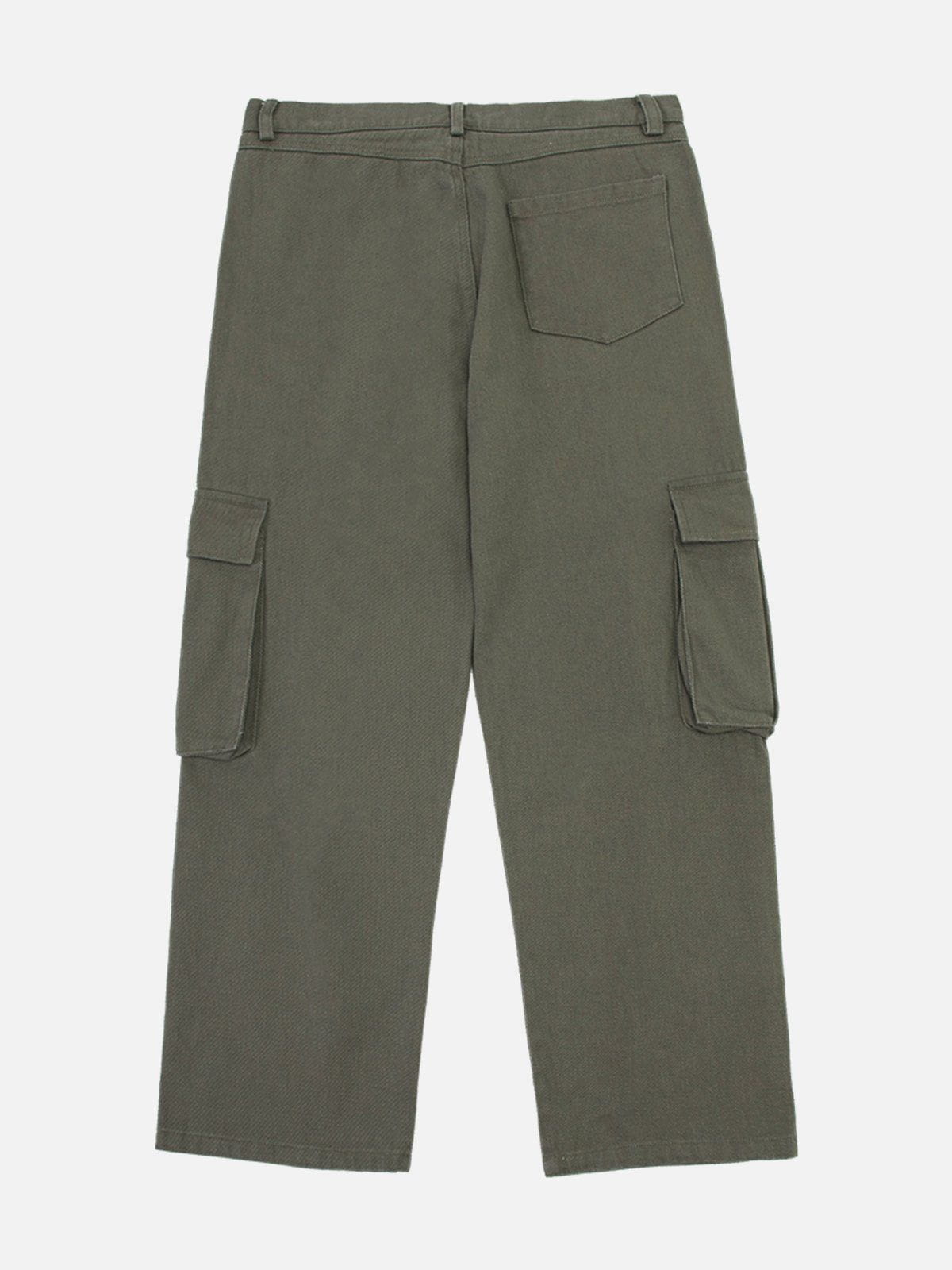 Patchwork Loose Cargo Pants