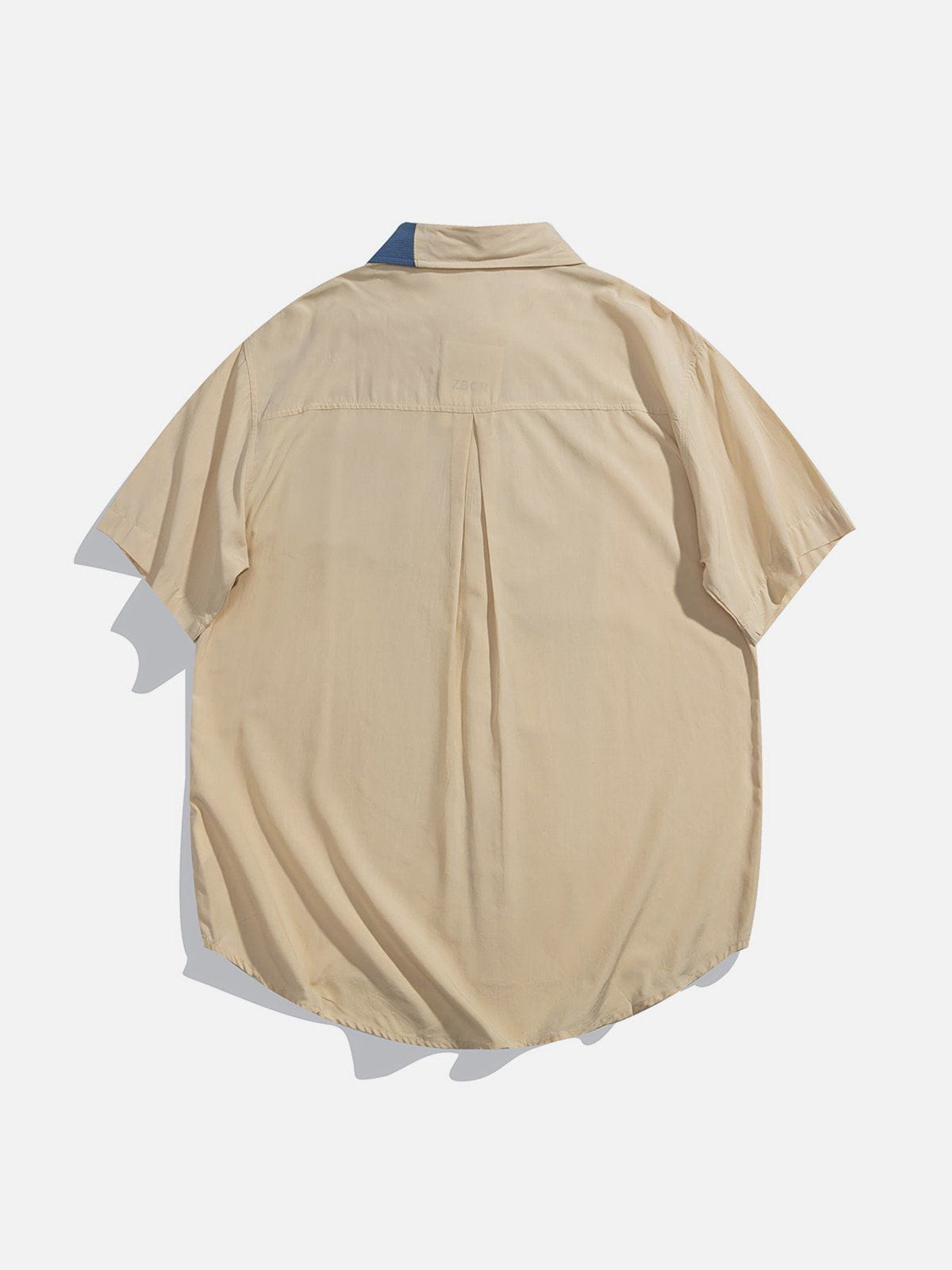 Patchwork Short Sleeve Shirt