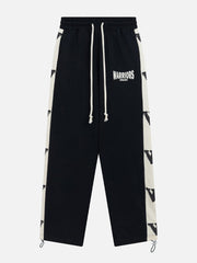 Patchwork Side Print Sweatpants