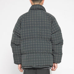 Plaid Print Winter Coat