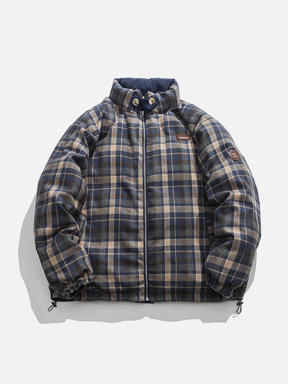 Plaid Reversible Winter Coat