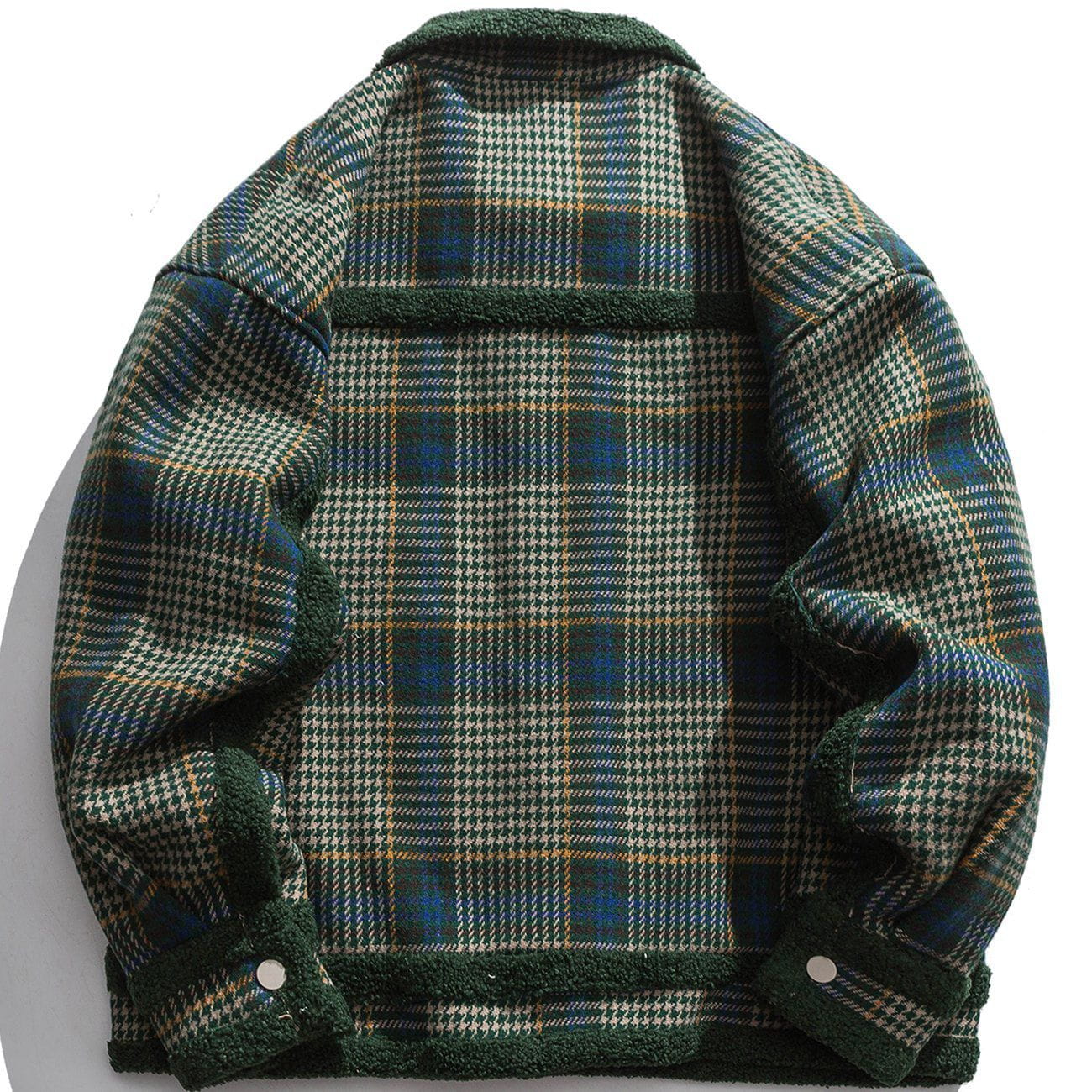 Plaid Sherpa Winter Coat