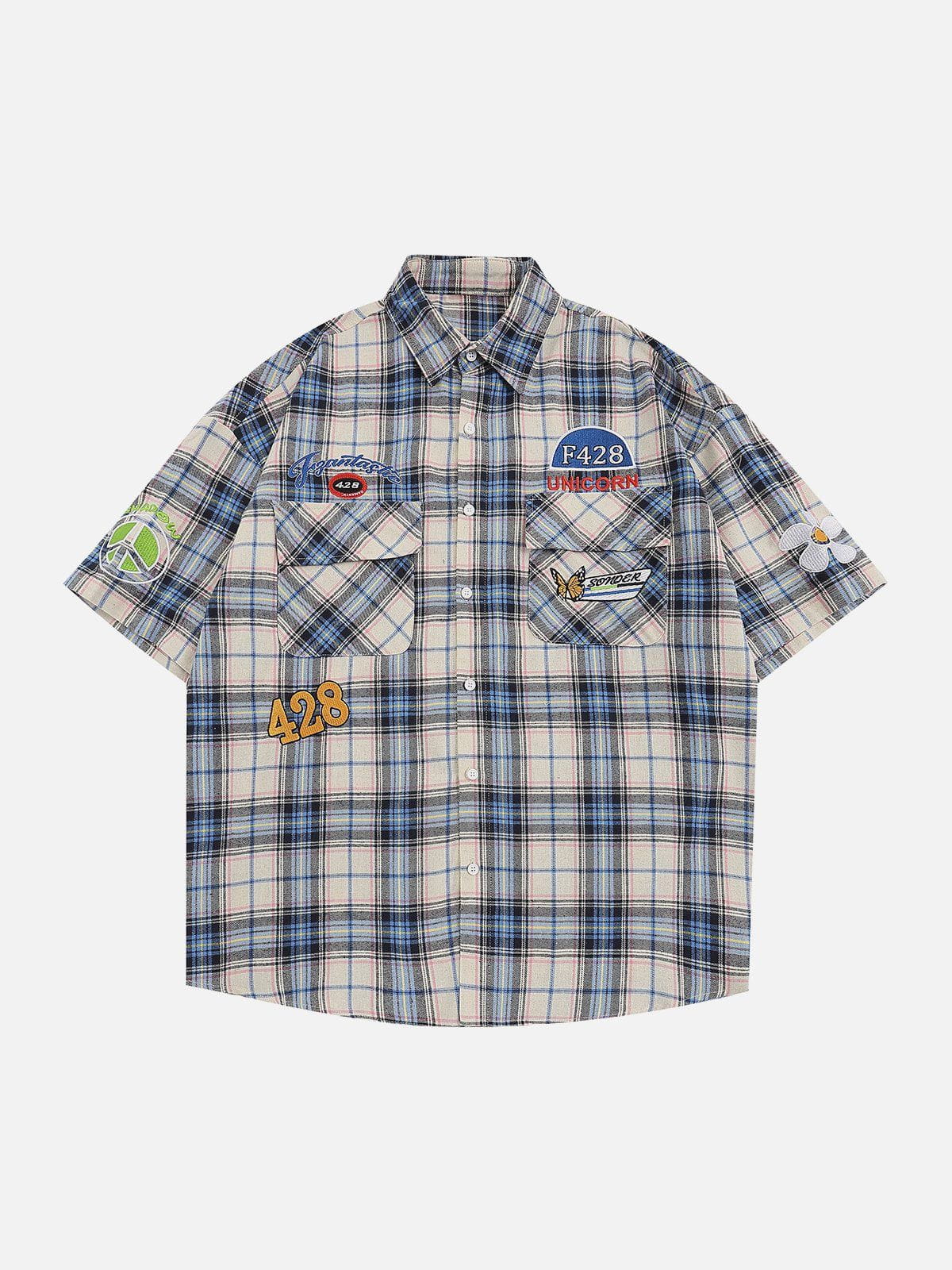 Plaid Short Sleeve Shirts