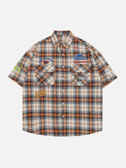 Plaid Short Sleeve Shirts