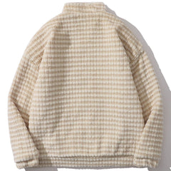 Plaid Simple Winter Coat