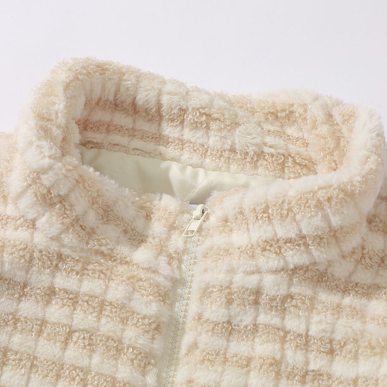 Plaid Simple Winter Coat