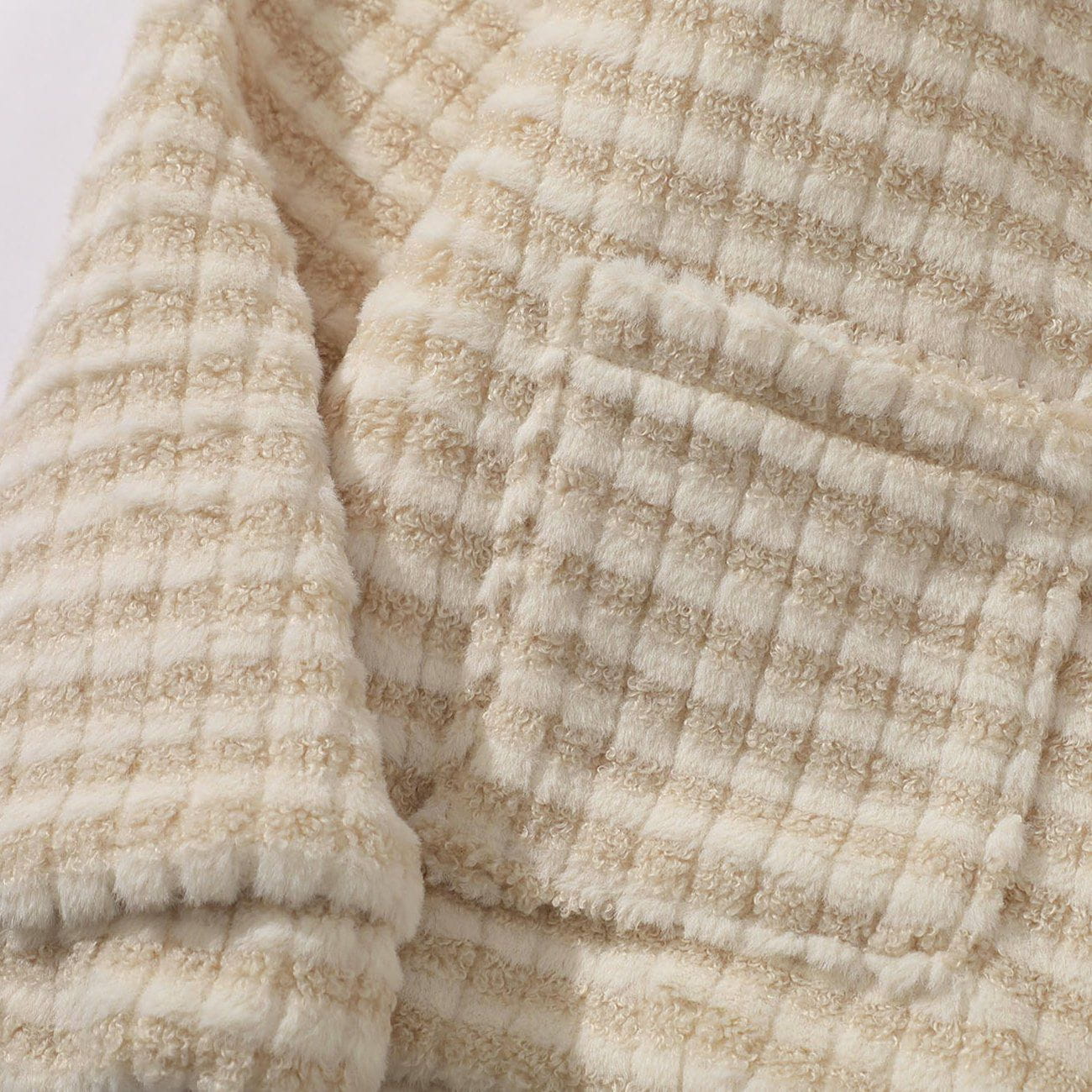 Plaid Simple Winter Coat