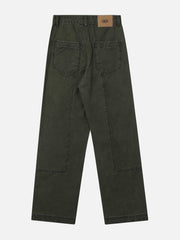 Pocket Patchwork Cargo Pants