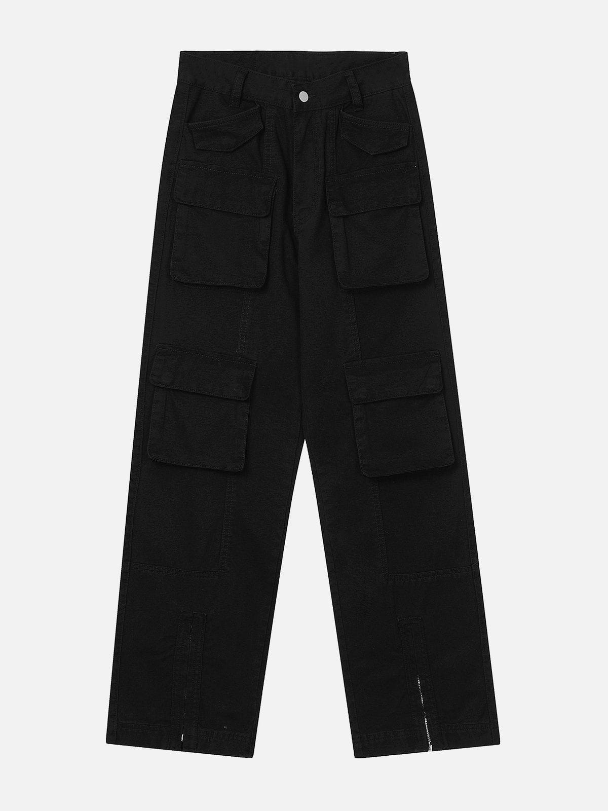 Pocket Patchwork Cargo Pants