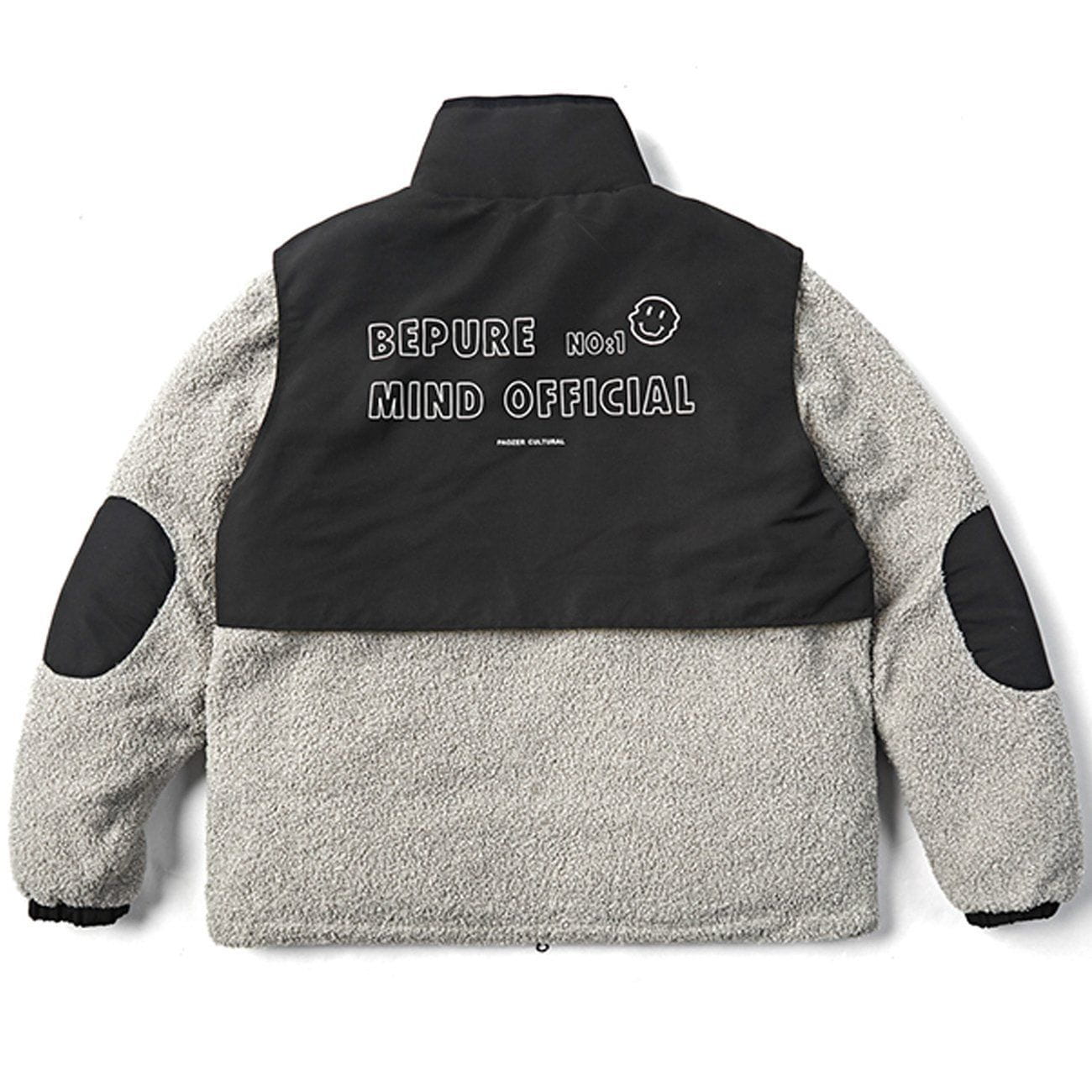 Pocket Splicing Sherpa Winter Coat