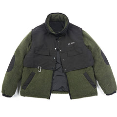 Pocket Splicing Sherpa Winter Coat