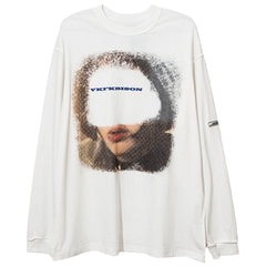 Portrait Letters Graffiti Long Sleeves